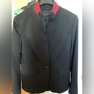Rag and Bone wool black blazer in size 2.
